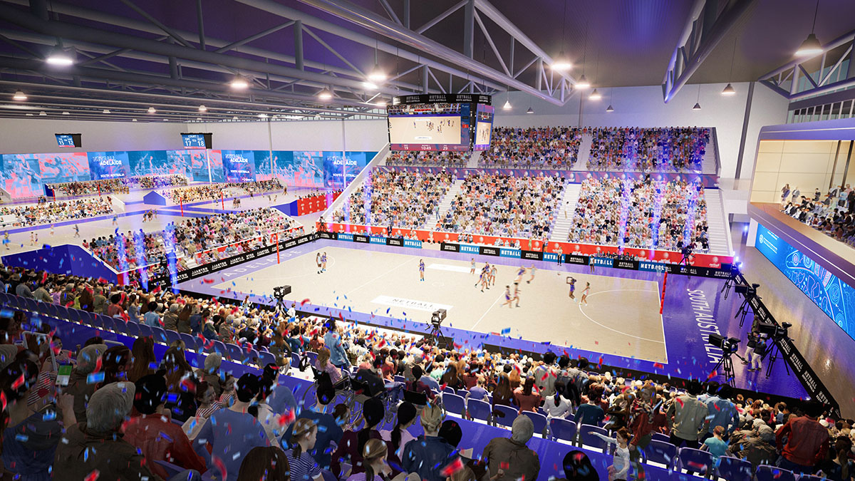 $80m investment for new multi-sport facility to replace Netball SA Stadium