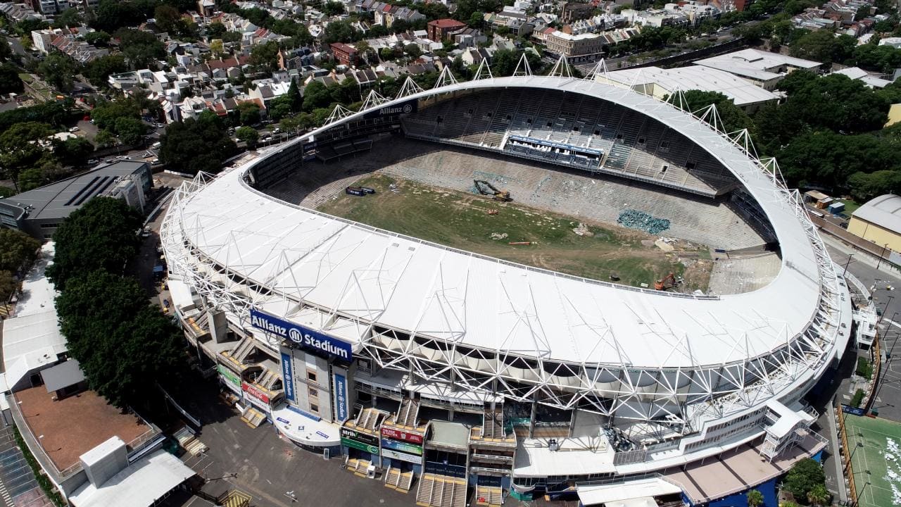 Allianz Stadium demolition