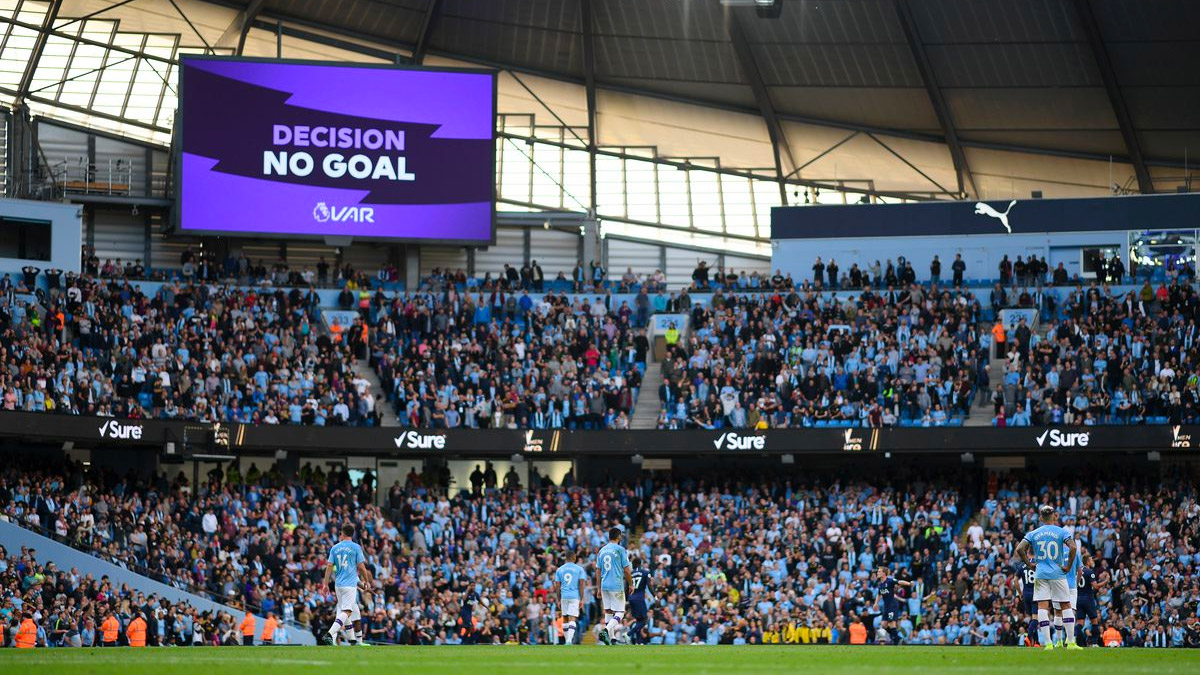 A VAR decision in the English Premier League