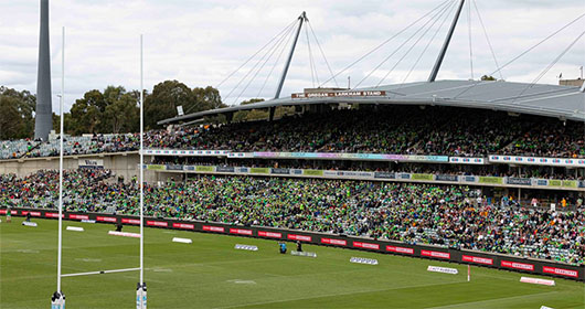 GIO extends naming rights of Canberra Stadium