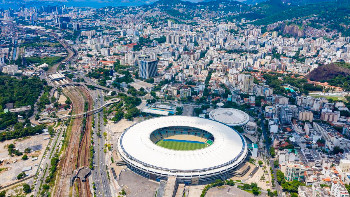 Maracanã Stadium in Rio de Janeiro, Brazil