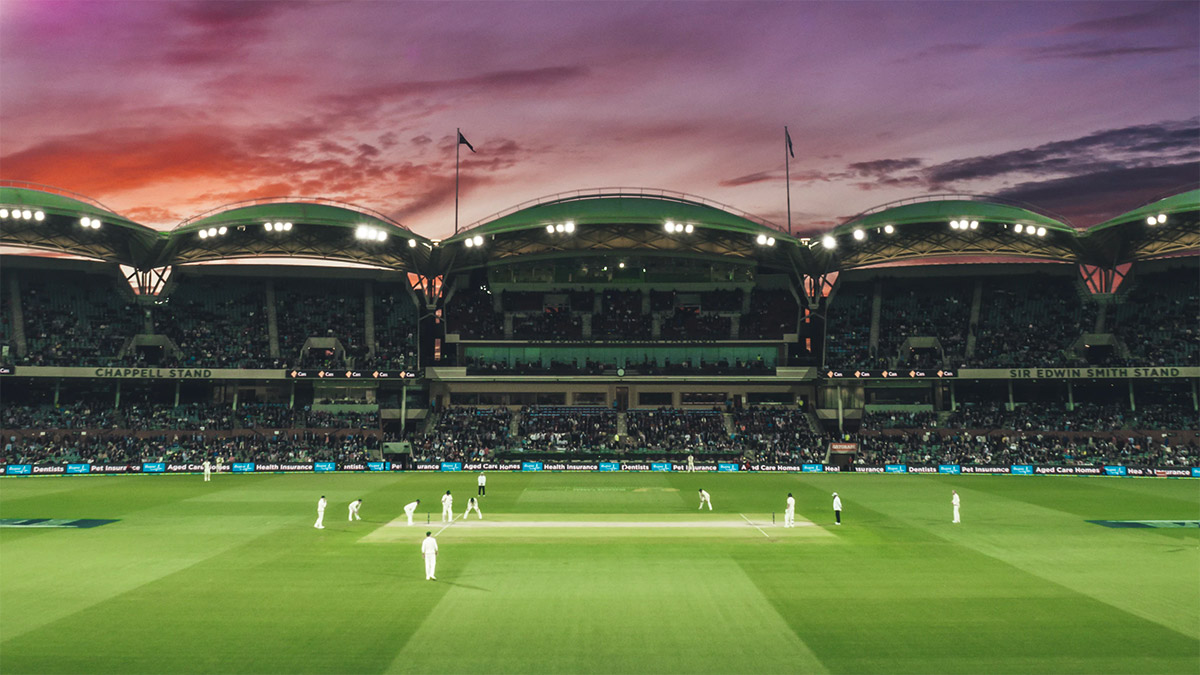 View of the Adelaide Oval during a day/night Test match. Photo: Marcus Wallis (Unsplash)