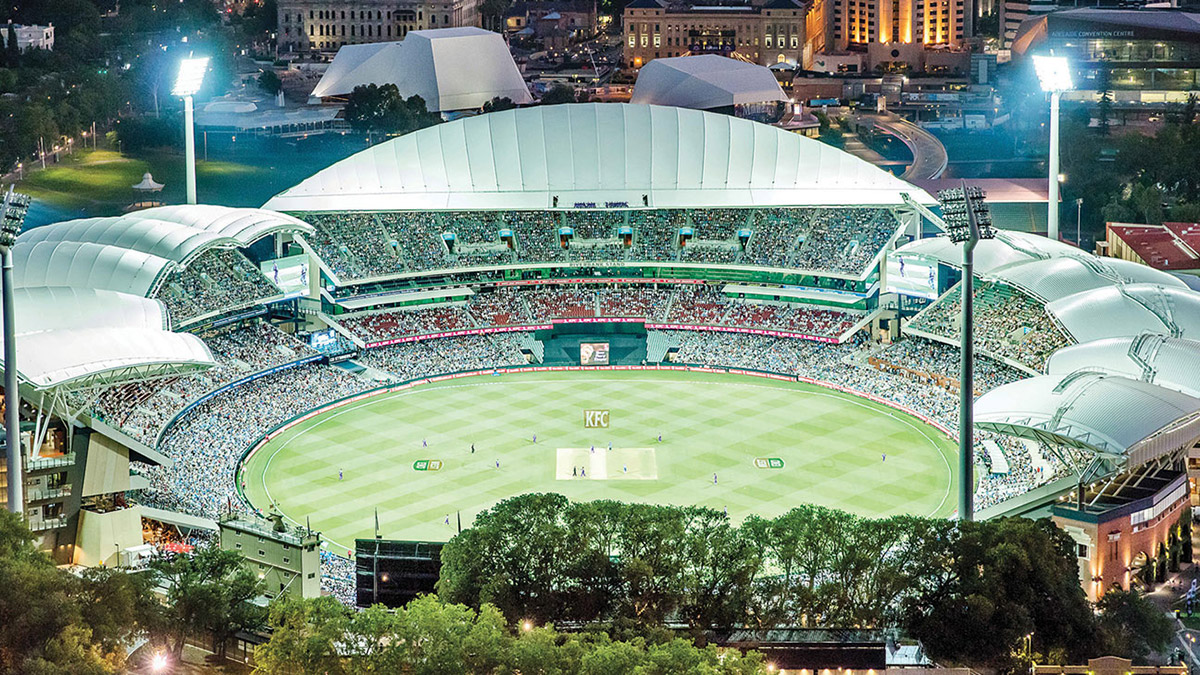 The Adelaide Oval is the 9th largest cricket stadium in the world.