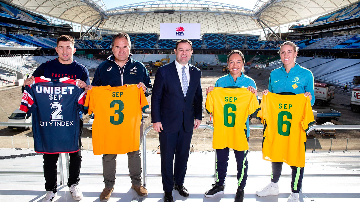 Announcement of opening events at Allianz Stadium