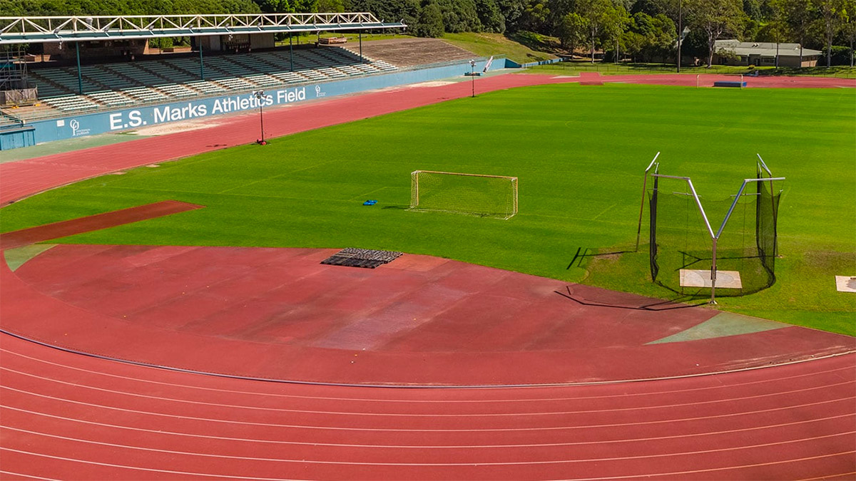 ES Marks Athletics Field in Sydney