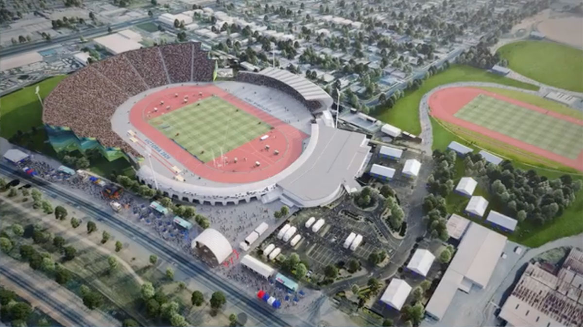 A previous artists impression of an expanded Eureka Stadium for 2026