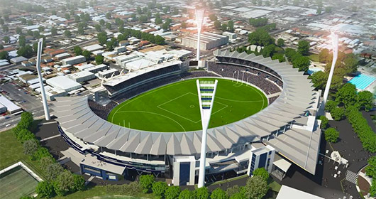 Push to move forward final stage of Kardinia Park redevelopment