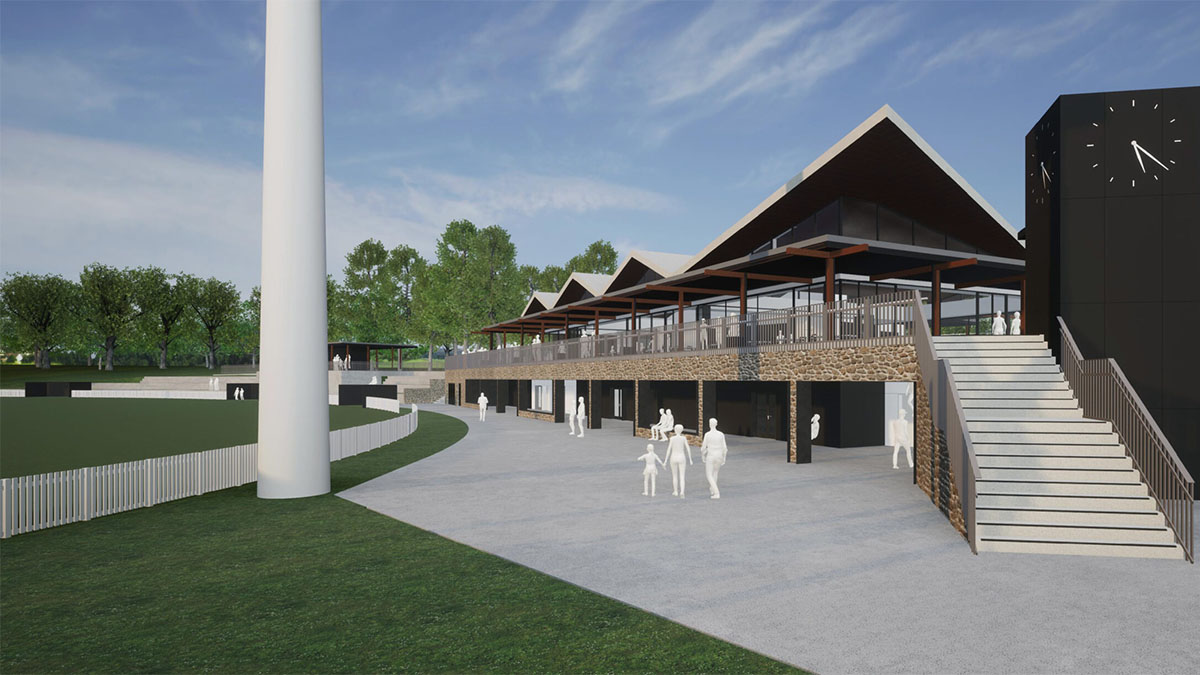 Artist impression of the upgraded Lyndoch Recreation Park. Image: The Barossa Council
