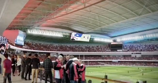New Marvel Stadium video screens to be in place for AFL season