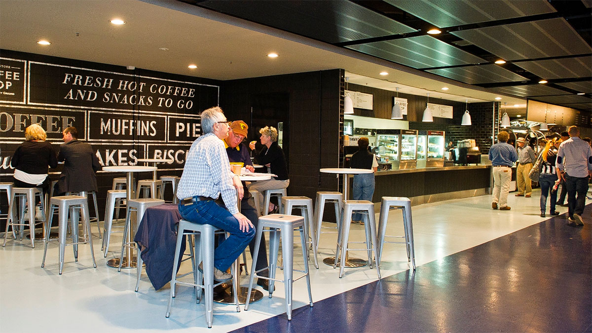 A food outlet at the MCG