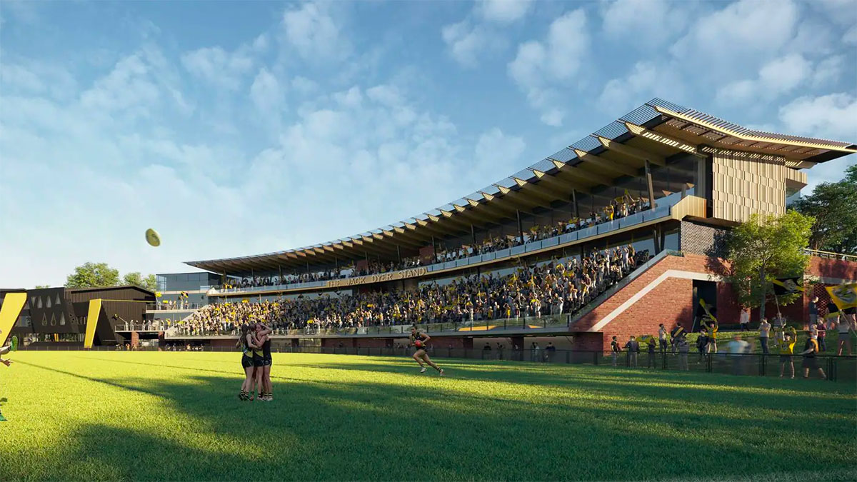 Concept plans for the Punt Road Oval redevelopment