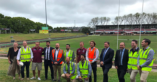 Construction begins on Brookvale Oval Centre of Excellence