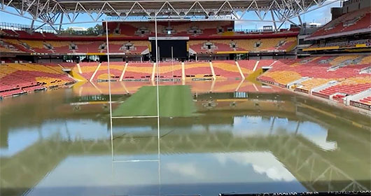 Floods impact Suncorp Stadium again