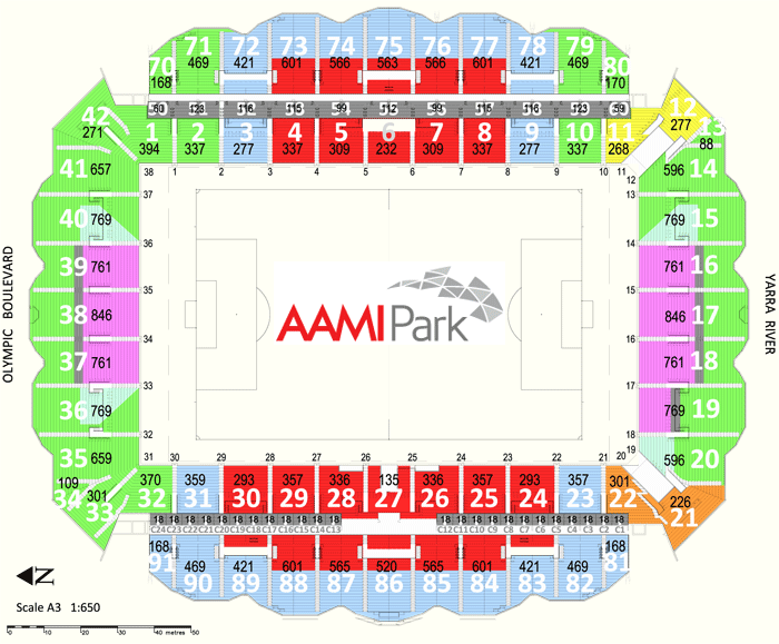 Aami Stadium Seating Chart