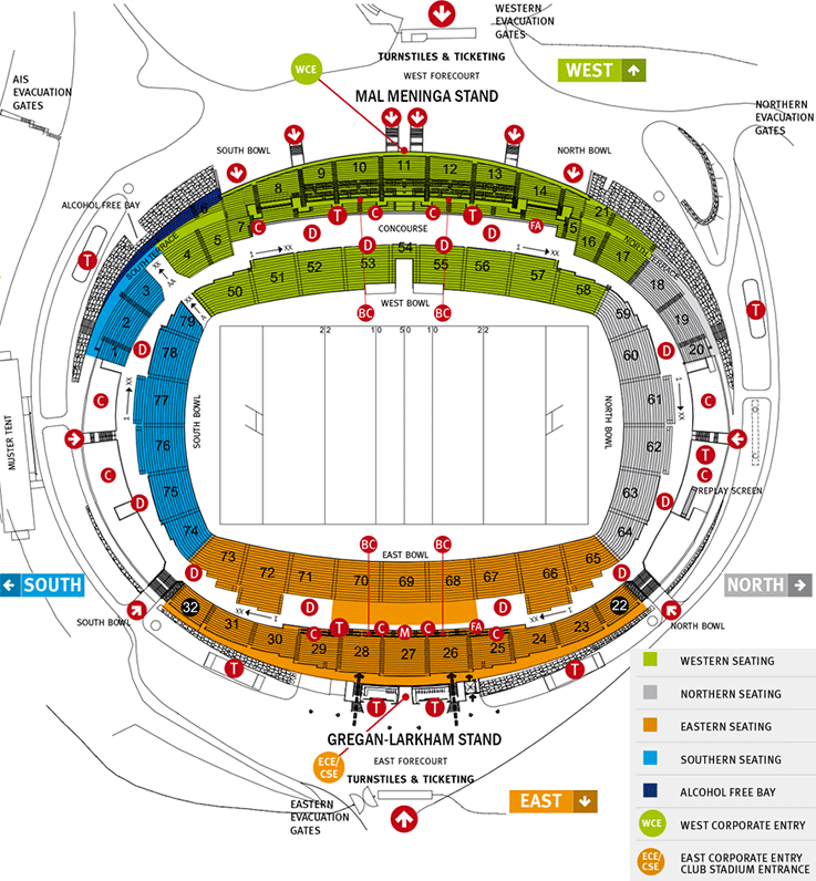 Raiders Tickets Seating Chart