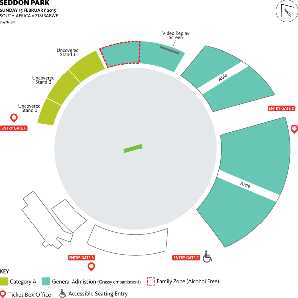 Waikato Stadium Seating Chart